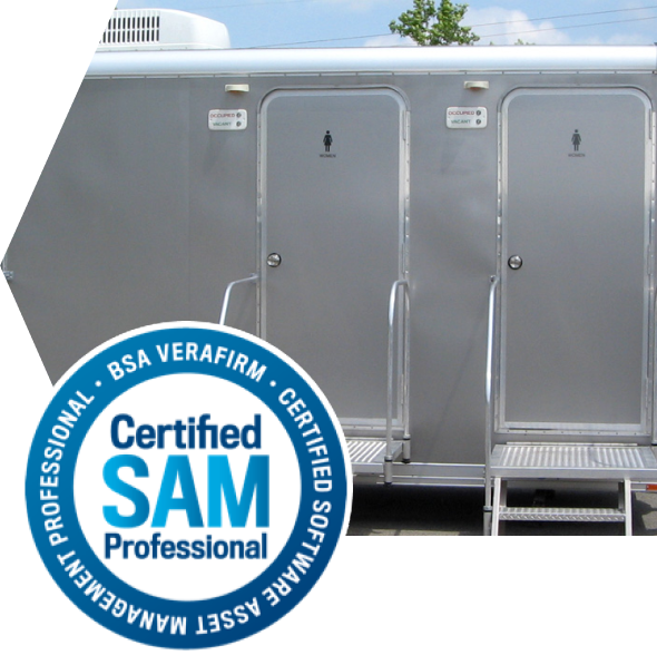 SAM certified Restroom Trailer Rentals
